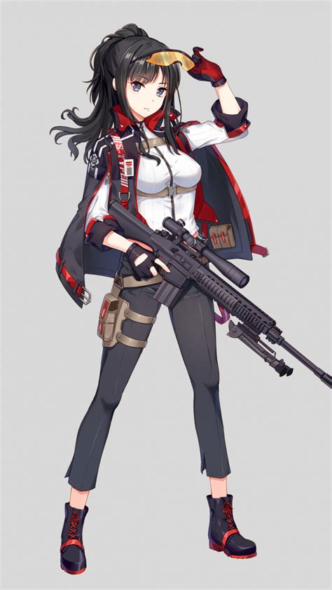 These are the best anime characters who use guns, as voted on by anime fans like you. Download 720x1280 wallpaper anime girl, soldier, with gun ...