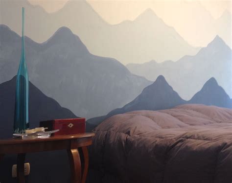 May 29, 2020 · adding wall art is a simple way to decorate, and many pieces are easy enough to make yourself. DIY mountains mural | Deco | Pinterest | Mountains and Room