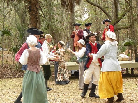 Colonial Music And Dancing At Wormsloes Annual Colonial Faire And