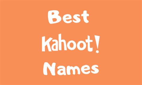 Clean But Funny Kahoot Names Kahoot Name Generator And Challenge