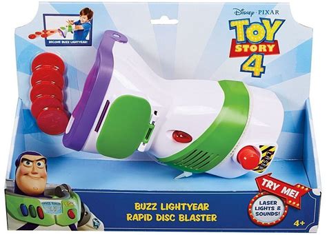 Buy Disney Toy Story 4 Buzz Lightyear Rapid Disc Blaster From £3368