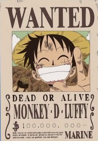 One Piece Wanted Posters Luffy Google Search Luffy Monkey D Luffy One Piece Luffy