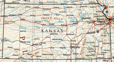 Kansas Maps And State Information