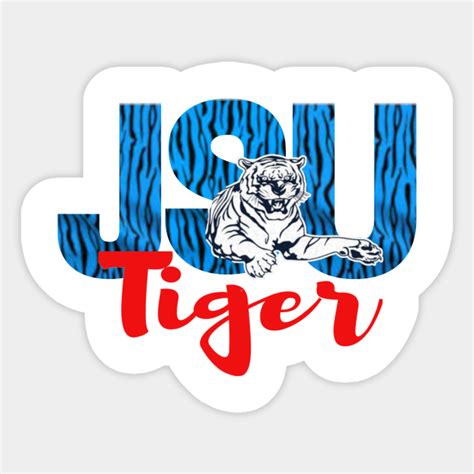 Jsu Tiger Jackson State Sticker Teepublic