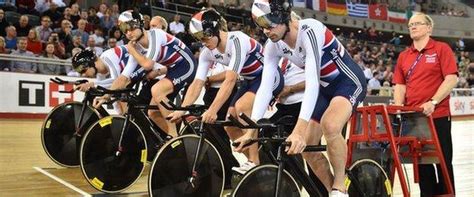 Track Cycling World Cup Britain Claim Double Team Pursuit Gold Bbc Sport