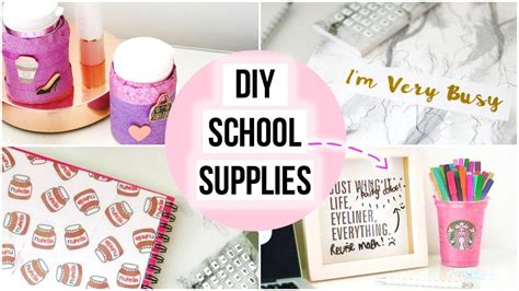 Cute Diy Back To School Supplies You Need To Try Diy School Supplies