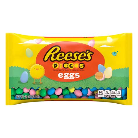 Reeses Pieces Peanut Butter In A Crunchy Shell Eggs Candy Easter