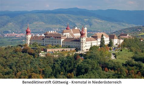 The monastery is located at the hill dominating the danube valley. Weingut Stift Göttweig (Furth bei Göttweig) | wein.plus ...