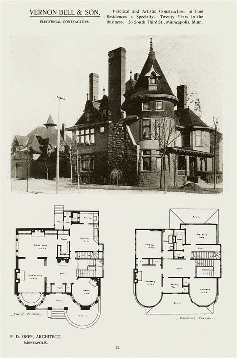 Old Victorian Mansion Floor Plans