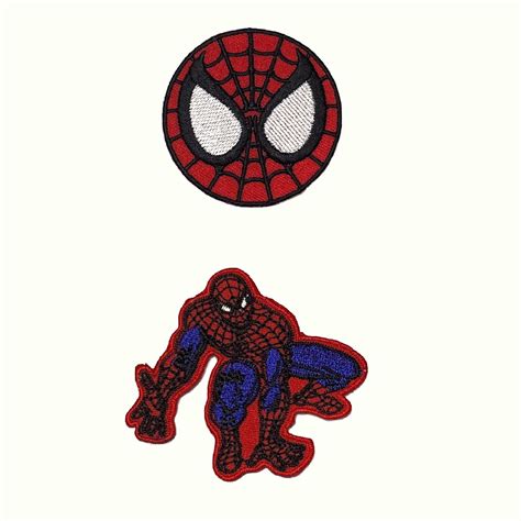Spiderman Patchcartoon Patchpatchesiron On Patchembroideredsew On
