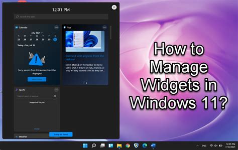 How To Manage Widgets In Windows 11 Webnots