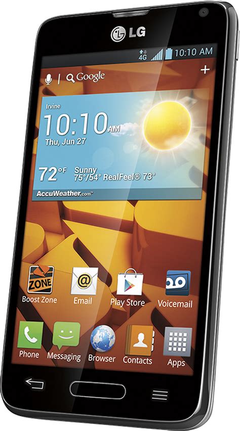 Best Buy Boost Mobile Lg Optimus F3 4g No Contract Cell Phone White
