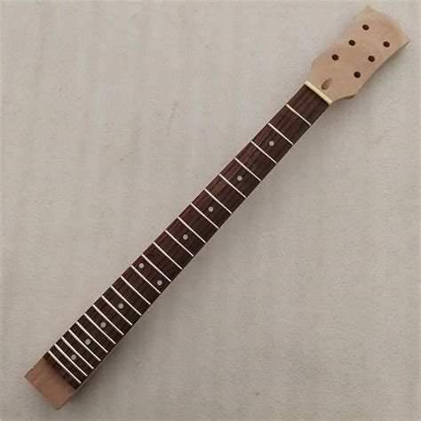 Guitar Unfinished Electric Guitar Neck Replacement Rosewood Fretboard