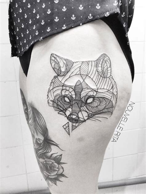 Amazing Minimalist Linear Tattoos By Nouvelle Rita