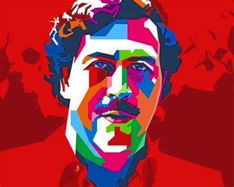 Pablo Escobar Pop Art Paint By Numbers Paint By Numbers