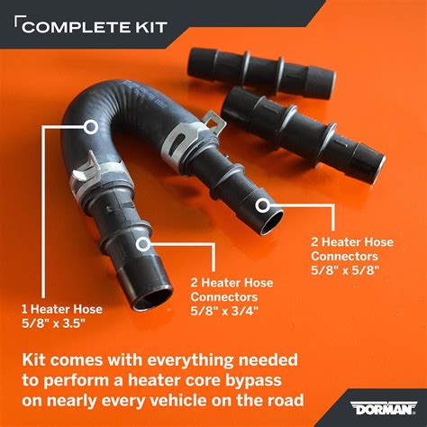 Dorman Oe Solutions Engine Heater Core Bypass Kit