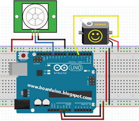 Boarduino Mengontrol Putaran Servo Dengan Sensor Pir Di Arduino My