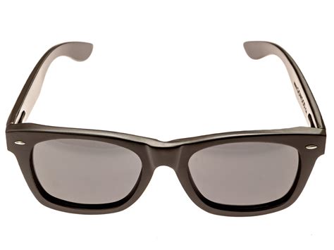 wayfarer style sunglasses black go wood