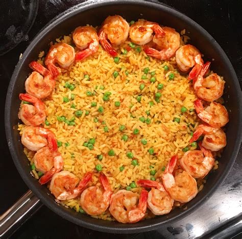 It was the best rice i have ever made! SPANISH SHRIMP WITH YELLOW RICE | Spanish shrimp, Shrimp ...