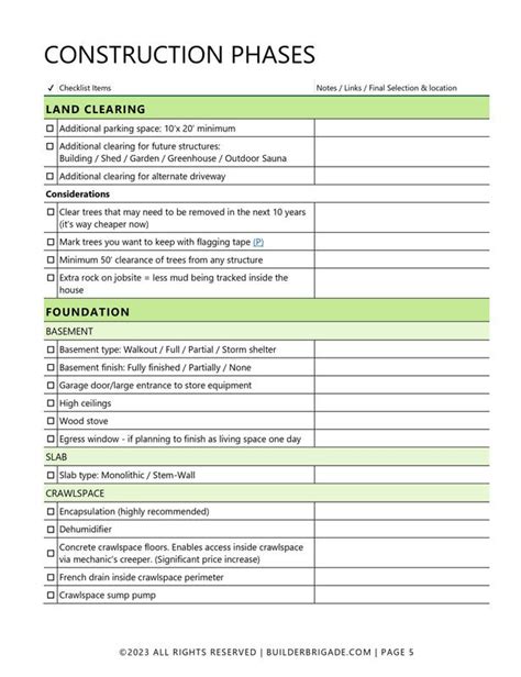 The Ultimate Home Building Checklist Building A House Checklist
