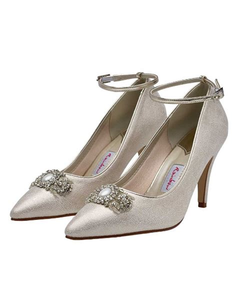 Ceri Champagne Shoe Bridal Accessories Wedding Nites Bride Shoes