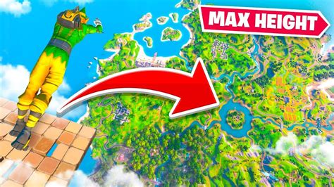 Max Height Skybase Diving In Fortnite Chapter 2 Youtube