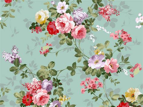 Vintage Flower Wallpapers On Wallpaperdog
