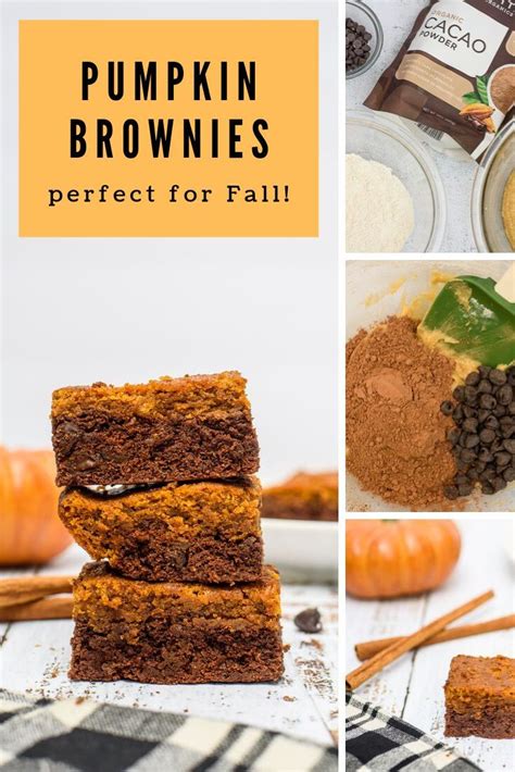 Pumpkin Brownie Recipe For Fall Pumpkin Brownie Recipe Pumpkin