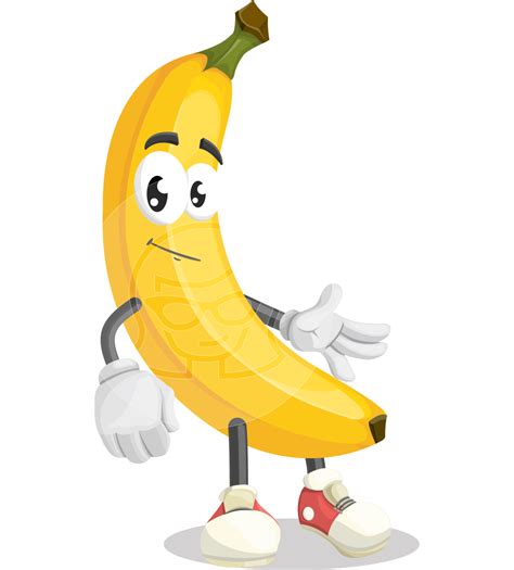 Cute Banana Cartoon Vector Character Graphicmama
