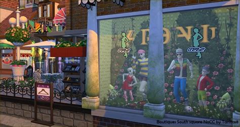 Boutiques On South Square At Tanitas8 Sims Sims 4 Updates