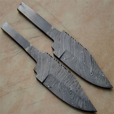 Kh 10034 Damascus Knife Custom Handmade 0800″ Damascus Steel Blank