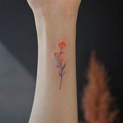 Image Result For Small Watercolor Flower Tattoo