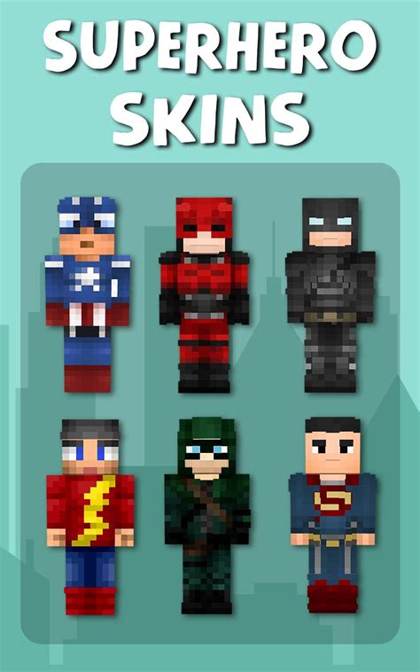 Superhero Skins For Minecraft Apk Für Android Herunterladen