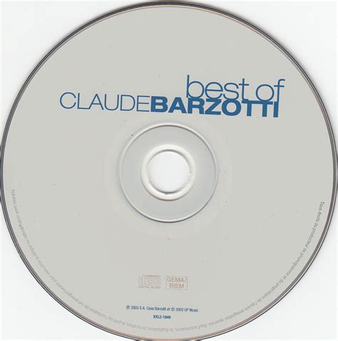 Best Of 2003 Claude Barzotti