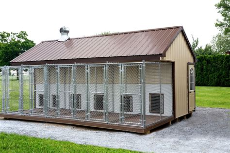 Traditional Double Dog Kennel 8 X16 Dens And Kennels F51