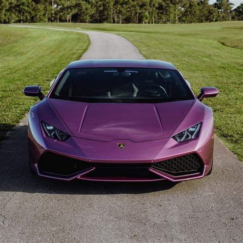 Pretty Purple Lamborghini Sports Car Yes Please Fast Sports Cars