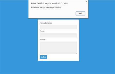 Cara Membuat Form Pendaftaran Siswa Baru Dengan Html Kreatifitas Terkini