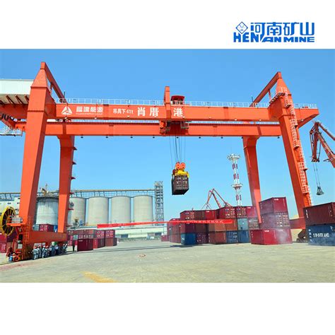 China Rmg Gantry Container Crane Cost Rail Mounted Gantry Port Crane