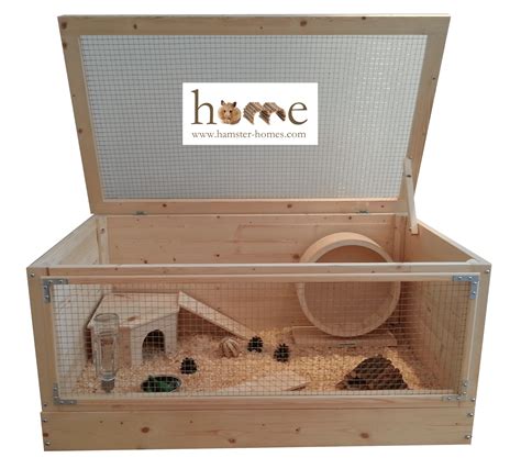 Wooden Hamster Cage Extra Large Cm Made In The UK