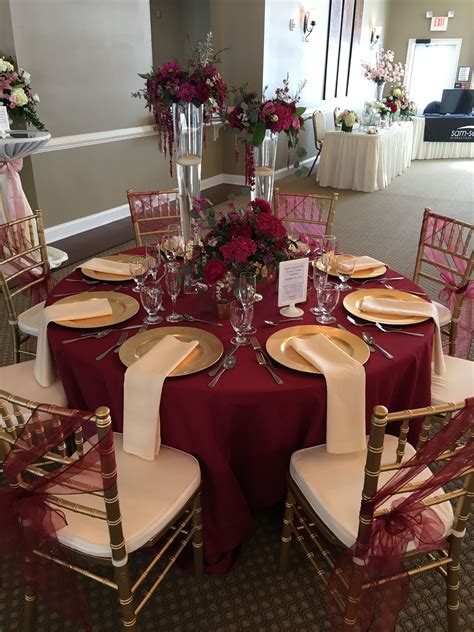 This Gorgeous Table Set Up Is Filled With Upgrades Floor Length