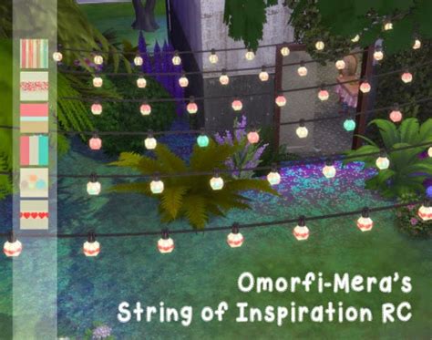 My Sims 4 Blog Updated Omorfimeras String Of Inspiration Lights