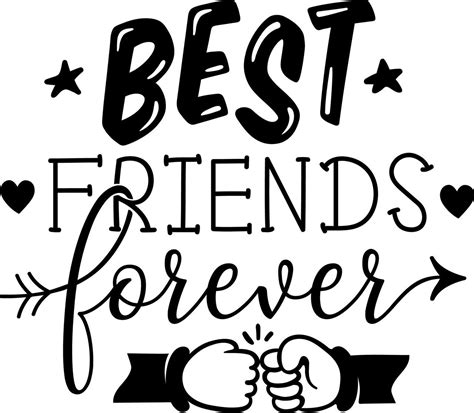 Free Best Friends Forever Svg Cut File Svg Cut Files For The Silhouette