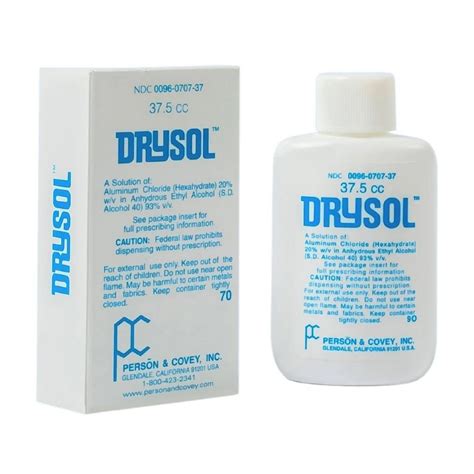 Drysol Solution Compare To Aluminum Chloride Med Plus Physician