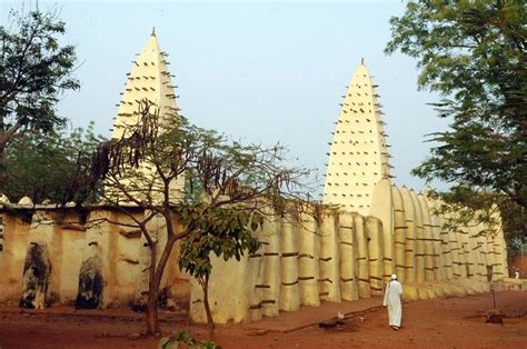 Bobo Dioulasso Grand Mosque Burkina Faso Kultur Kunst