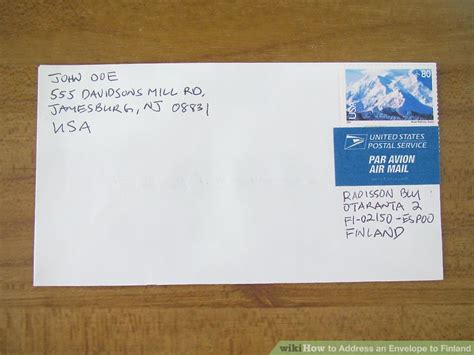 We did not find results for: How to Address an Envelope to Finland: 7 Steps (with Pictures)