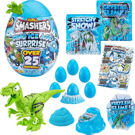 Smashers Dino Ice Age Surprise Egg With Over 25 Surprises By Zuru