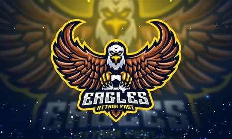 Premium Vector Eagle Esport Mascot Logo Design