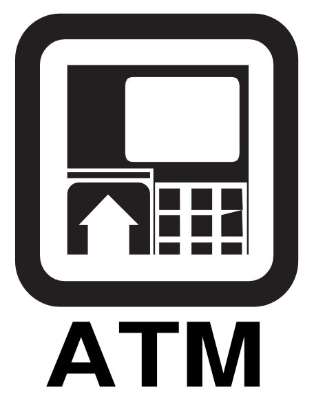 Atm Machine Sign Clip Art At Vector Clip Art Online