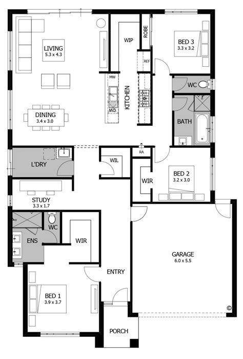 Here are three beautiful house plans with three bedrooms with an area that comes under 1250 sq.ft. Floor Plan Friday: 3 bedroom for the small family or down-sizer