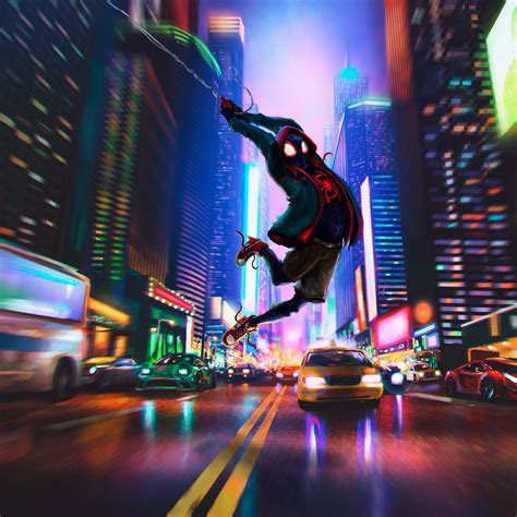 Miles Morales Spider Man Into The Spider Verse Wallpaper Jescommerce